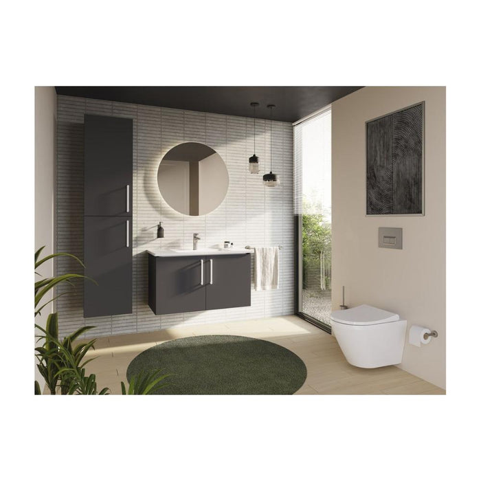 VitrA Root Flat 40cm 2 Door Tall Unit (LH Hinge) - Unbeatable Bathrooms