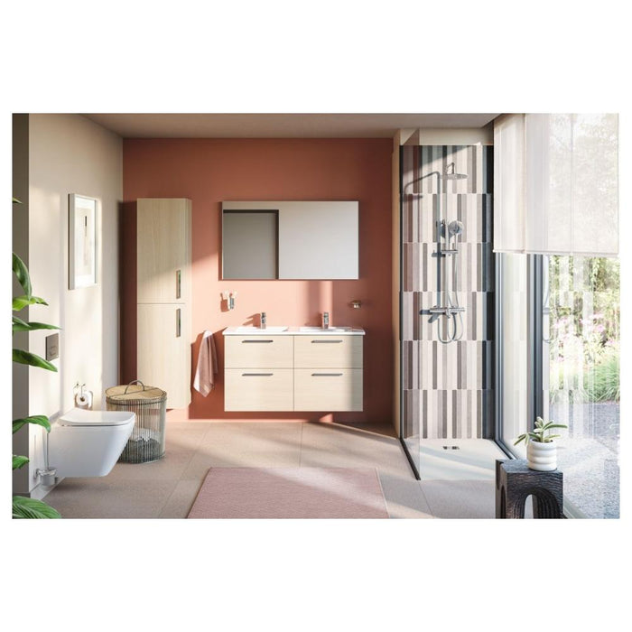 VitrA Root Flat 40cm 2 Door Tall Unit (LH Hinge) - Unbeatable Bathrooms