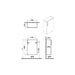 VitrA Root Flat 1 Door Slim Lower/Base Unit - Unbeatable Bathrooms