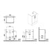 VitrA Root Flat 60cm 2 Door Floor Standing Washbasin Unit - Unbeatable Bathrooms