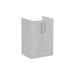 VitrA Root Flat 60cm 2 Door Floor Standing Washbasin Unit - Unbeatable Bathrooms