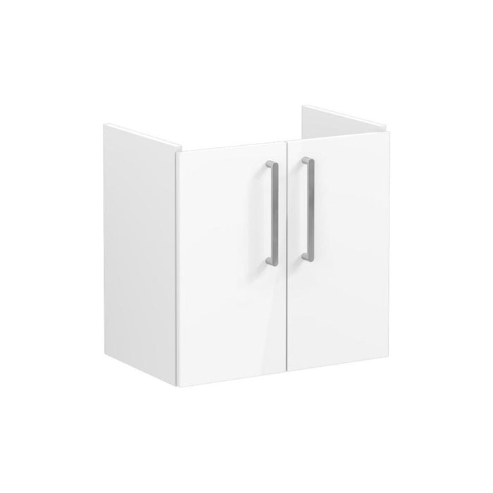 VitrA Root Flat 60cm 2 Door Wall Hung Slim Washbasin Unit - Unbeatable Bathrooms