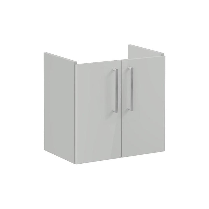 VitrA Root Flat 60cm 2 Door Wall Hung Slim Washbasin Unit - Unbeatable Bathrooms