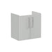 VitrA Root Flat 60cm 2 Door Wall Hung Slim Washbasin Unit - Unbeatable Bathrooms