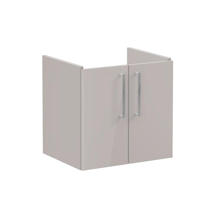 VitrA Root Flat 60cm 2 Door Wall Hung Washbasin Unit - Unbeatable Bathrooms