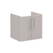 VitrA Root Flat 60cm 2 Door Wall Hung Washbasin Unit - Unbeatable Bathrooms