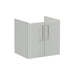 VitrA Root Flat 60cm 2 Door Wall Hung Washbasin Unit - Unbeatable Bathrooms