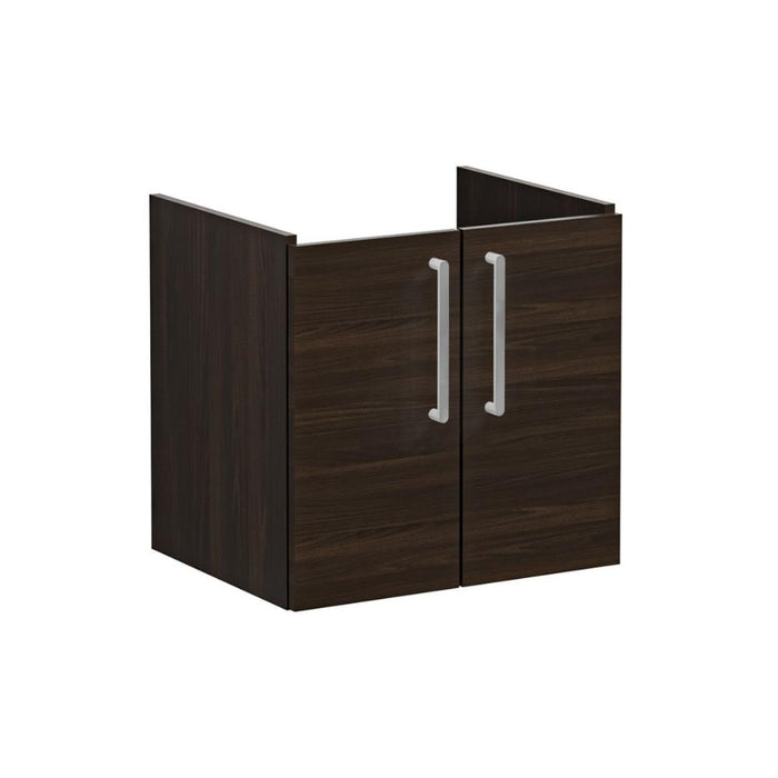 VitrA Root Flat 60cm 2 Door Wall Hung Washbasin Unit - Unbeatable Bathrooms