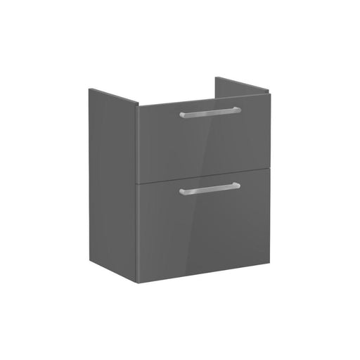 VitrA Root Flat 60cm 2 Drawer Slim Washbasin Unit - Unbeatable Bathrooms