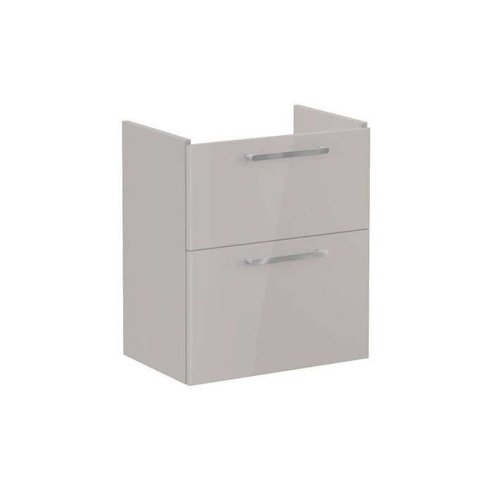 VitrA Root Flat 60cm 2 Drawer Slim Washbasin Unit - Unbeatable Bathrooms