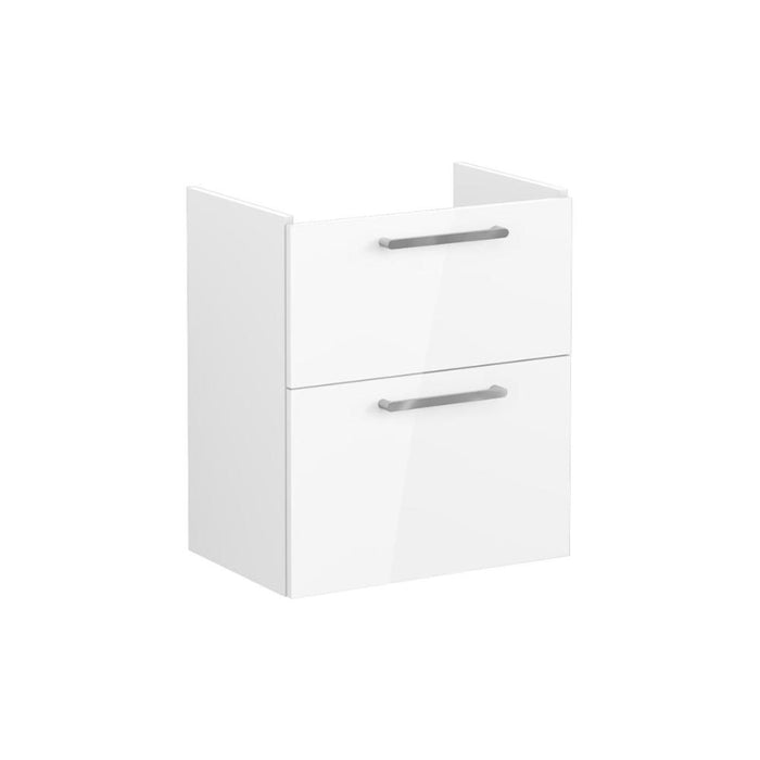 VitrA Root Flat 60cm 2 Drawer Slim Washbasin Unit - Unbeatable Bathrooms