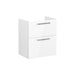 VitrA Root Flat 60cm 2 Drawer Slim Washbasin Unit - Unbeatable Bathrooms