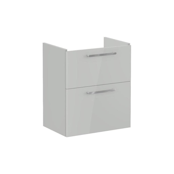 VitrA Root Flat 60cm 2 Drawer Slim Washbasin Unit - Unbeatable Bathrooms