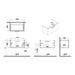 VitrA Root Flat 80cm 1 Drawer Washbasin Unit - Unbeatable Bathrooms