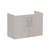 VitrA Root Flat 80cm 2 Door Wall Hung Slim Washbasin Unit - Unbeatable Bathrooms