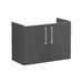 VitrA Root Flat 80cm 2 Door Wall Hung Slim Washbasin Unit - Unbeatable Bathrooms