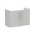 VitrA Root Flat 80cm 2 Door Wall Hung Slim Washbasin Unit - Unbeatable Bathrooms