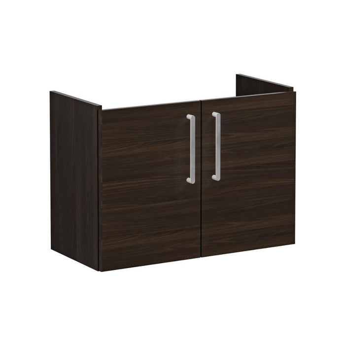 VitrA Root Flat 80cm 2 Door Wall Hung Slim Washbasin Unit - Unbeatable Bathrooms