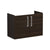 VitrA Root Flat 80cm 2 Door Wall Hung Slim Washbasin Unit - Unbeatable Bathrooms