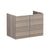 VitrA Root Flat 80cm 2 Door Wall Hung Washbasin Unit - Unbeatable Bathrooms