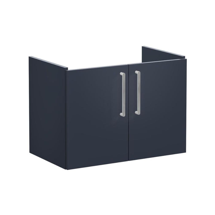 VitrA Root Flat 80cm 2 Door Wall Hung Washbasin Unit - Unbeatable Bathrooms