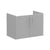 VitrA Root Flat 80cm 2 Door Wall Hung Washbasin Unit - Unbeatable Bathrooms