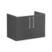 VitrA Root Flat 80cm 2 Door Wall Hung Washbasin Unit - Unbeatable Bathrooms