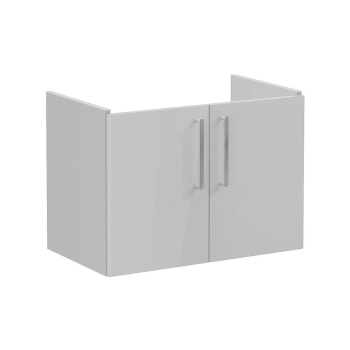VitrA Root Flat 80cm 2 Door Wall Hung Washbasin Unit - Unbeatable Bathrooms