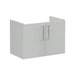 VitrA Root Flat 80cm 2 Door Wall Hung Washbasin Unit - Unbeatable Bathrooms
