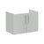 VitrA Root Flat 80cm 2 Door Wall Hung Washbasin Unit - Unbeatable Bathrooms