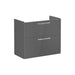 VitrA Root Flat 80cm 2 Drawer Slim Washbasin Unit - Unbeatable Bathrooms