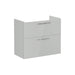 VitrA Root Flat 80cm 2 Drawer Slim Washbasin Unit - Unbeatable Bathrooms