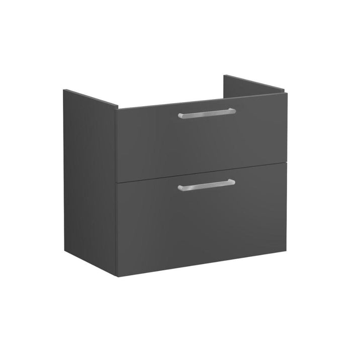 VitrA Root Flat 80cm 2 Drawer Washbasin Unit - Unbeatable Bathrooms