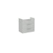 VitrA Root Flat 80cm 3 Drawer Washbasin Unit - Unbeatable Bathrooms