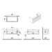 VitrA Root Groove 100cm 1 Drawer Washbasin Unit - Unbeatable Bathrooms