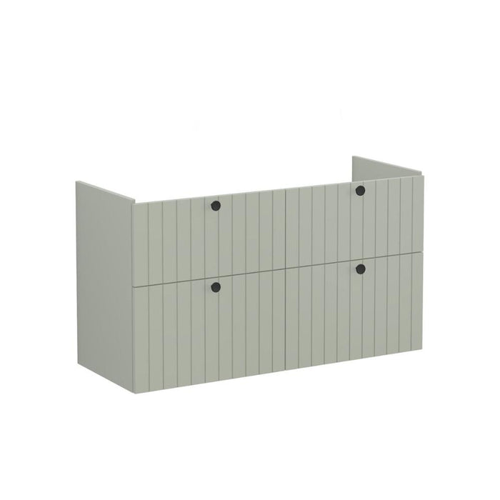 VitrA Root Groove 120cm 4 Drawer Washbasin Unit - Unbeatable Bathrooms
