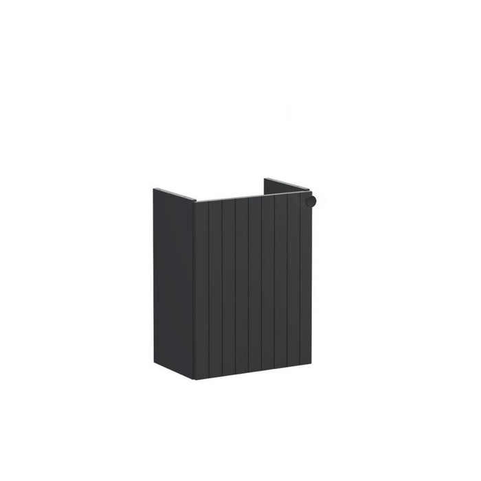 VitrA Root Groove 40cm 1 Door Wall Hung Slim Washbasin Unit - Unbeatable Bathrooms