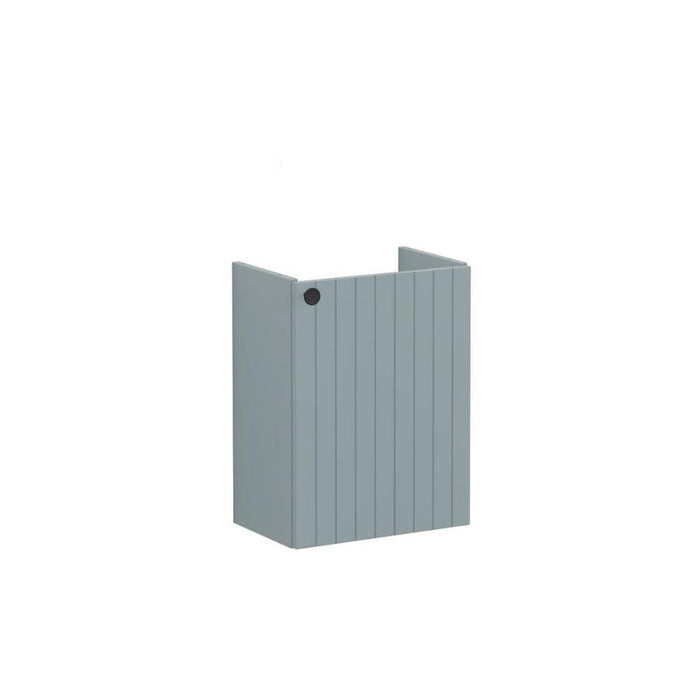 VitrA Root Groove 40cm 1 Door Wall Hung Slim Washbasin Unit - Unbeatable Bathrooms