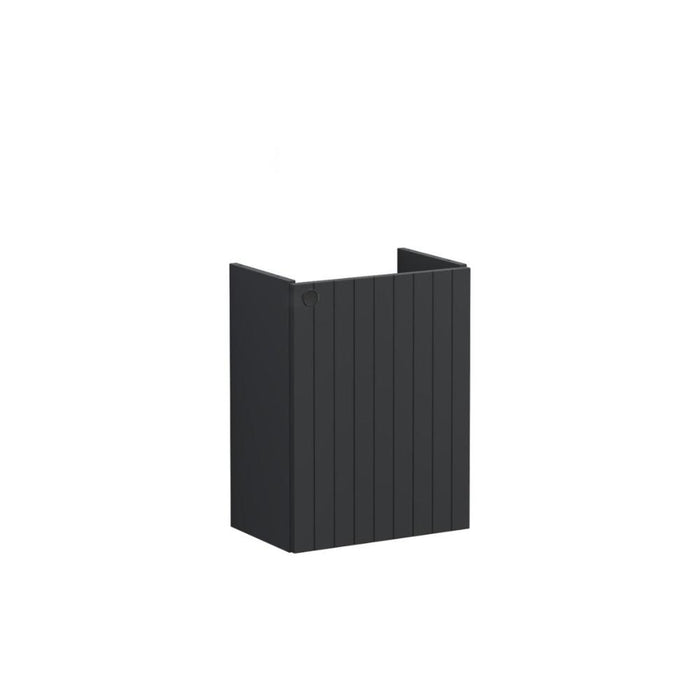 VitrA Root Groove 40cm 1 Door Wall Hung Slim Washbasin Unit - Unbeatable Bathrooms