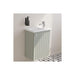 VitrA Root Groove 40cm 1 Door Wall Hung Slim Washbasin Unit - Unbeatable Bathrooms