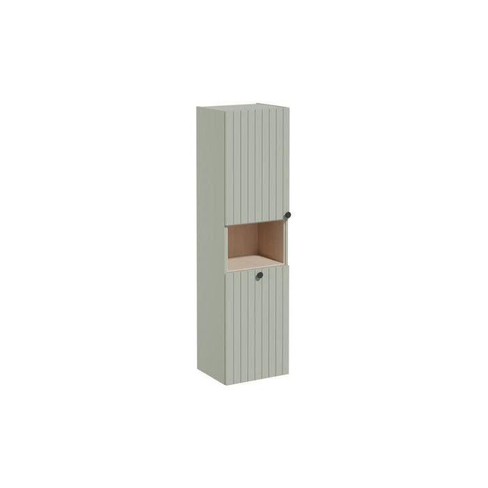 VitrA Root Groove 40cm 2 Door Semi-Tall Unit w/Laundry Basket - Unbeatable Bathrooms