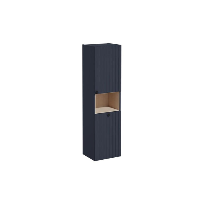 VitrA Root Groove 40cm 2 Door Semi-Tall Unit w/Laundry Basket - Unbeatable Bathrooms