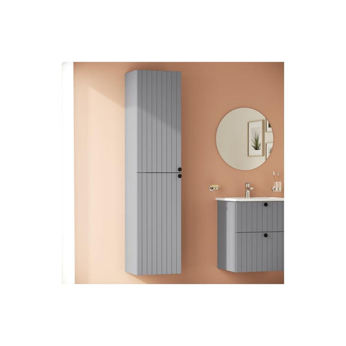 VitrA Root Groove 40cm 2 Door Tall Unit (LH Hinge) - Unbeatable Bathrooms