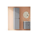 VitrA Root Groove 40cm 2 Door Tall Unit (LH Hinge) - Unbeatable Bathrooms