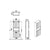 VitrA Root Groove 55cm 2 Door Semi-Tall Unit (LH Hinge) - Unbeatable Bathrooms
