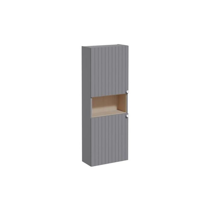 VitrA Root Groove 55cm 2 Door Semi-Tall Unit (LH Hinge) - Unbeatable Bathrooms