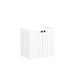 VitrA Root Groove 60cm 2 Door Wall Hung Slim Washbasin Unit - Unbeatable Bathrooms