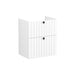 VitrA Root Groove 60cm 2 Drawer Slim Washbasin Unit - Unbeatable Bathrooms