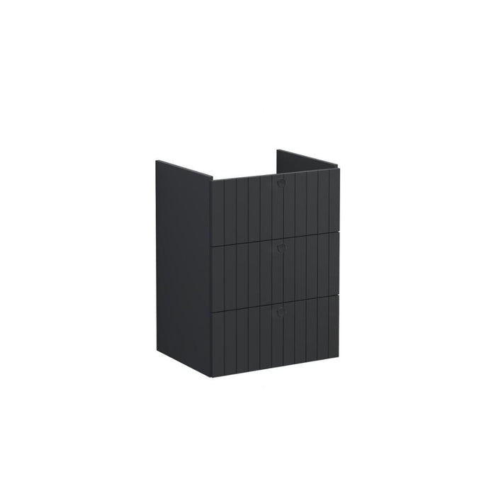 VitrA Root Groove 60cm 3 Drawer Washbasin Unit - Unbeatable Bathrooms