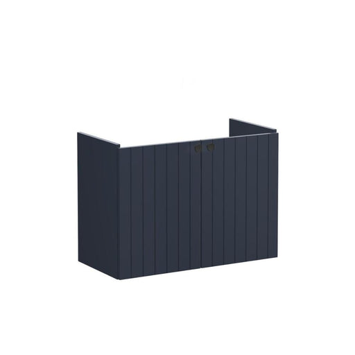 VitrA Root Groove 80cm 2 Door Wall Hung Slim Washbasin Unit - Unbeatable Bathrooms